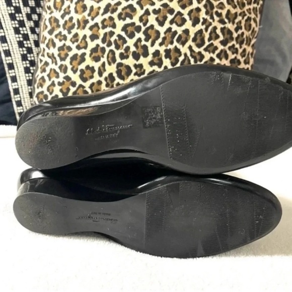 Salvatore Ferragamo Black Women's Rain Boots - Picture 3 of 11